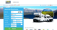Desktop Screenshot of ecampervanhire.motorhomeandrvtravel.com