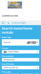 Mobile Screenshot of ecampervanhire.motorhomeandrvtravel.com