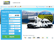 Tablet Screenshot of ecampervanhire.motorhomeandrvtravel.com