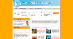 Desktop Screenshot of campervans.motorhomeandrvtravel.com