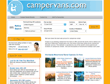 Tablet Screenshot of campervans.motorhomeandrvtravel.com